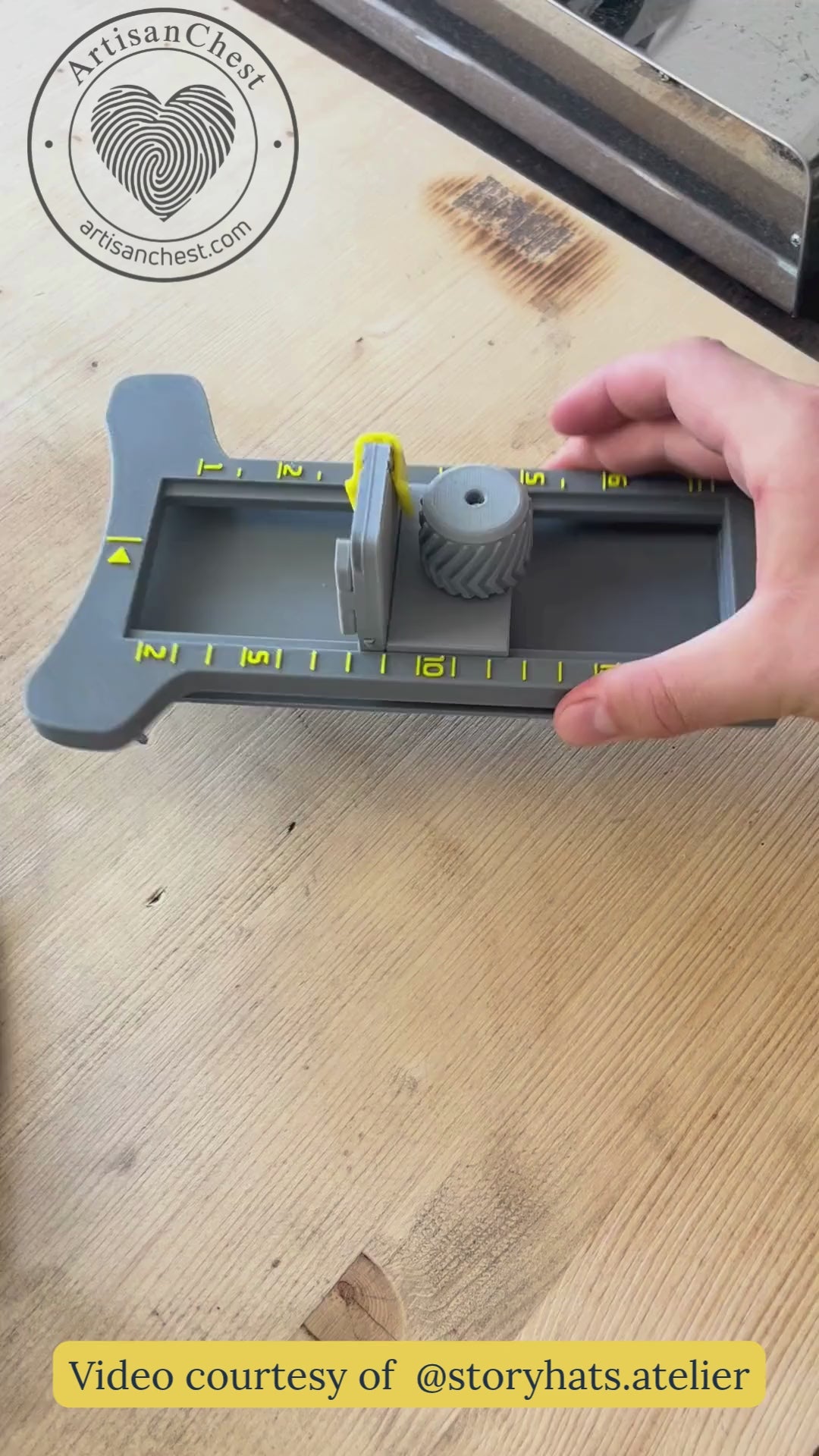 3D Printed Hat Brim Cutter | Rounding Jack for Millinery – Artisan